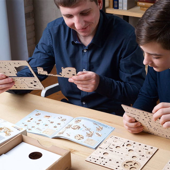 Puzzle 3D Tahometru, Ugears [4]