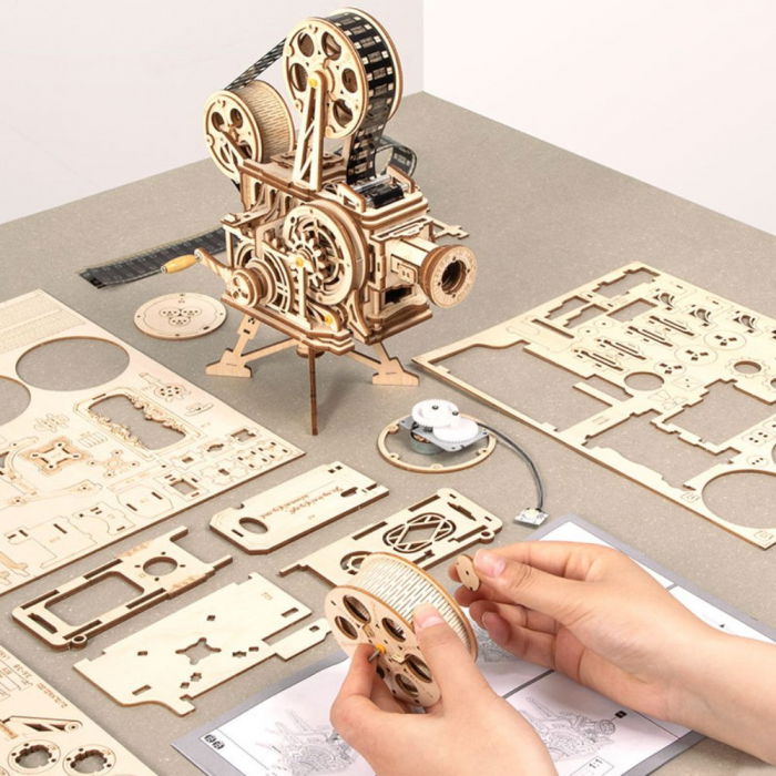 Puzzle 3D Vitascope, Lemn, Robotime [5]