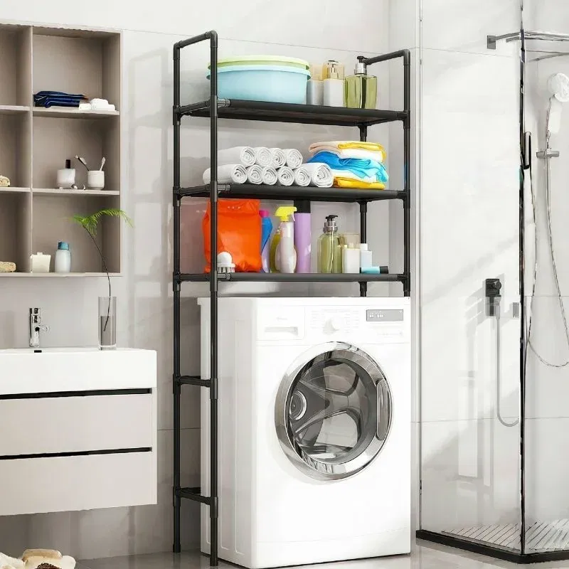 Raft depozitare baie 3 niveluri, pentru masina spalat [1]