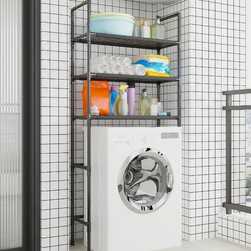 Raft depozitare baie 3 niveluri, pentru masina spalat [2]