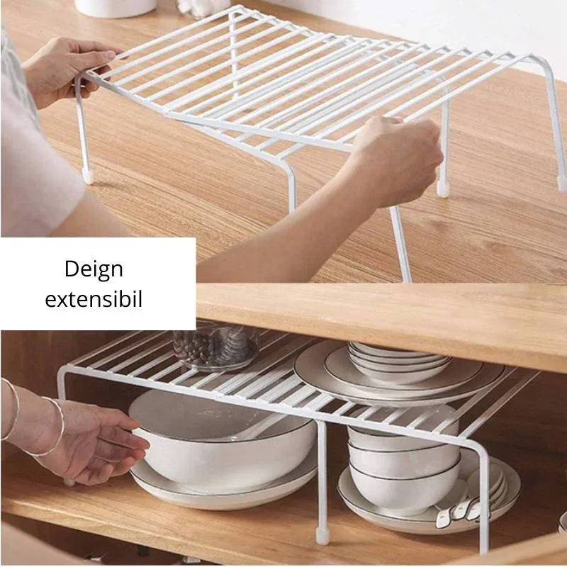 Raft organizator metalic pentru vase [2]