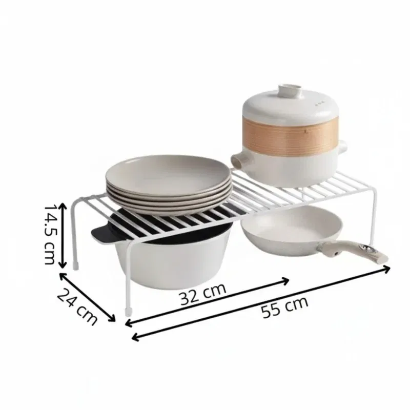 Raft organizator metalic pentru vase [6]