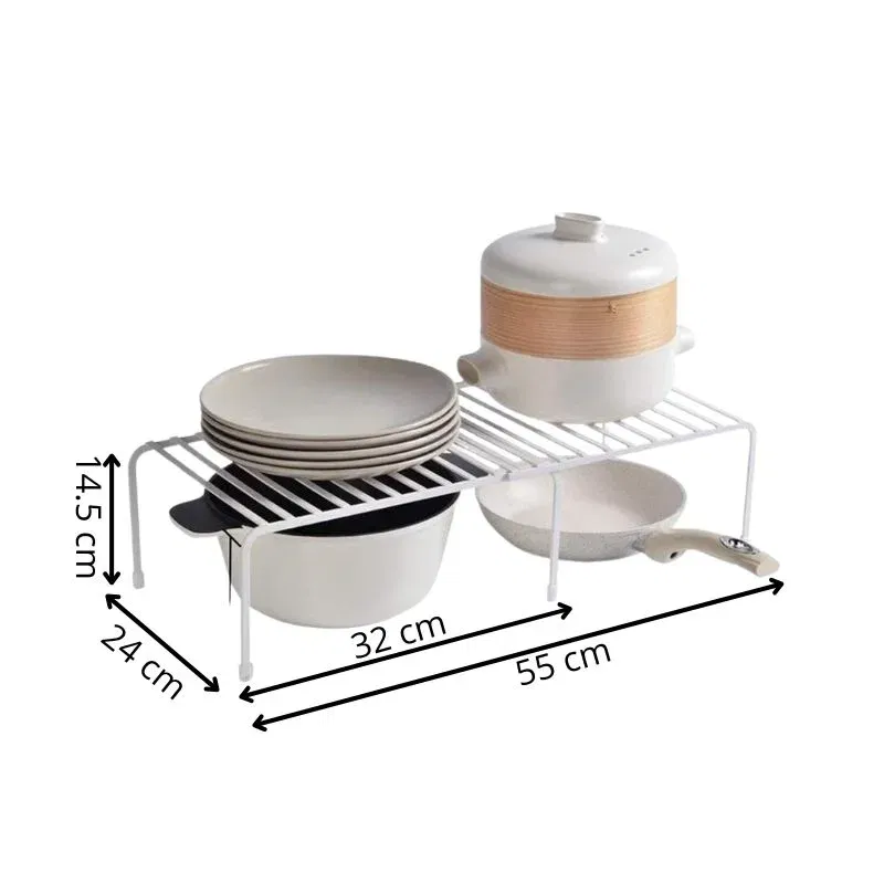 Raft organizator metalic pentru vase [6]