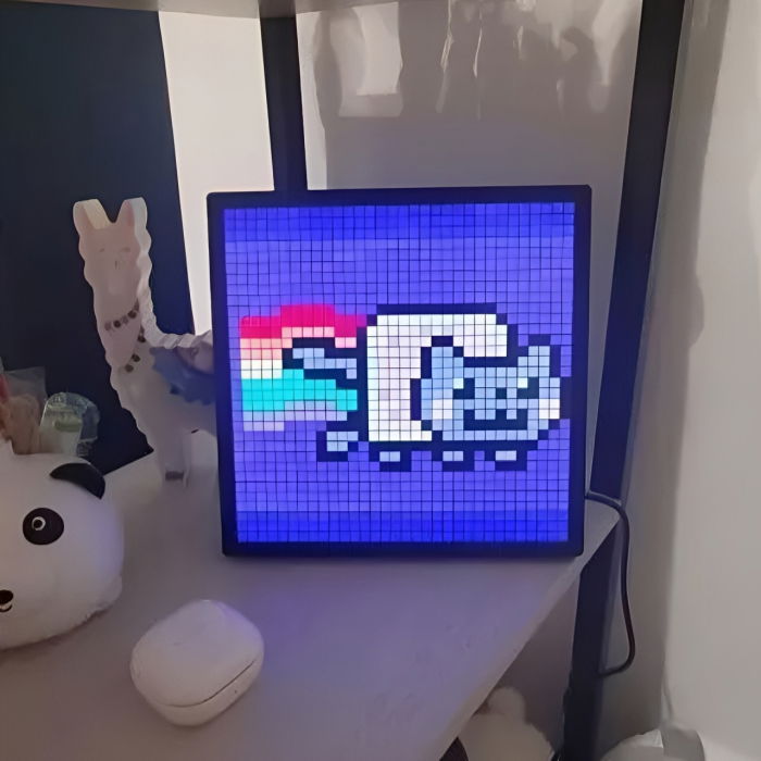 Rama Foto Digitala Pixel Art Display LED RGB cu aplicatie smart [1]