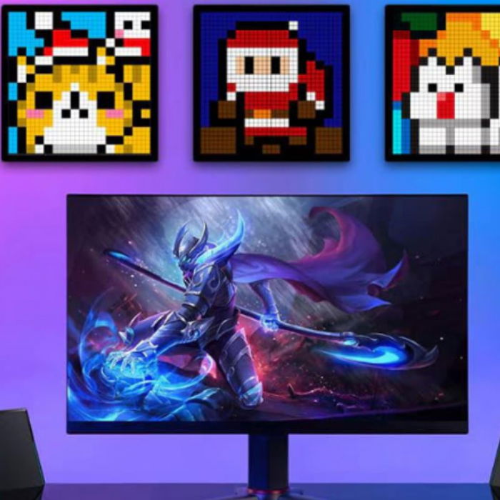 Rama Foto Digitala Pixel Art Display LED RGB cu aplicatie smart [3]