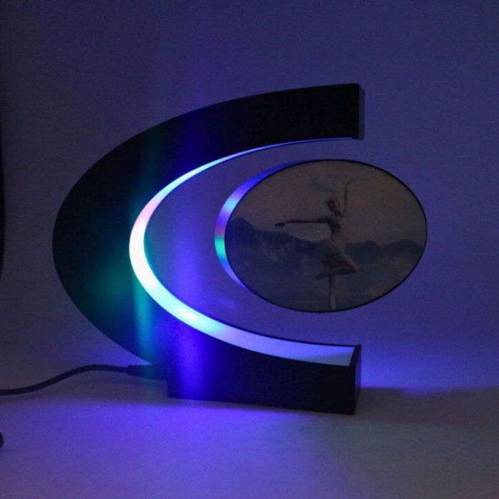 Rama foto magnetica levitanta cu iluminare RGB [7]