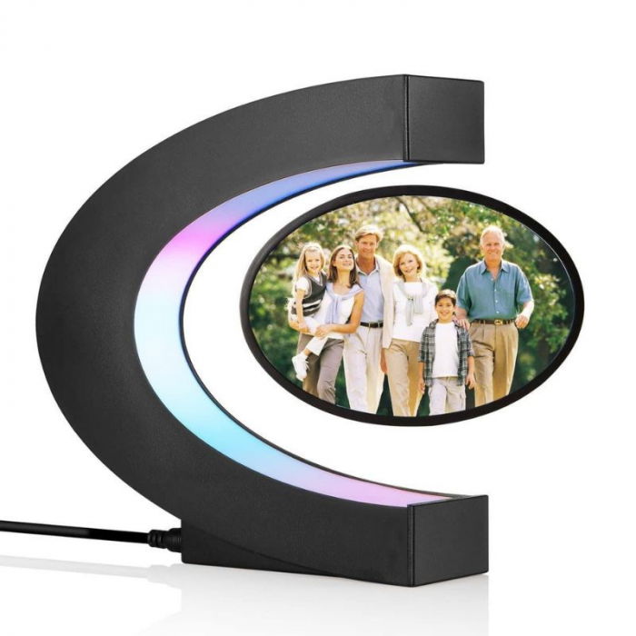 Rama foto magnetica levitanta cu iluminare RGB [17]