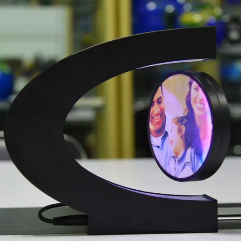 Rama foto magnetica levitanta cu iluminare RGB [4]