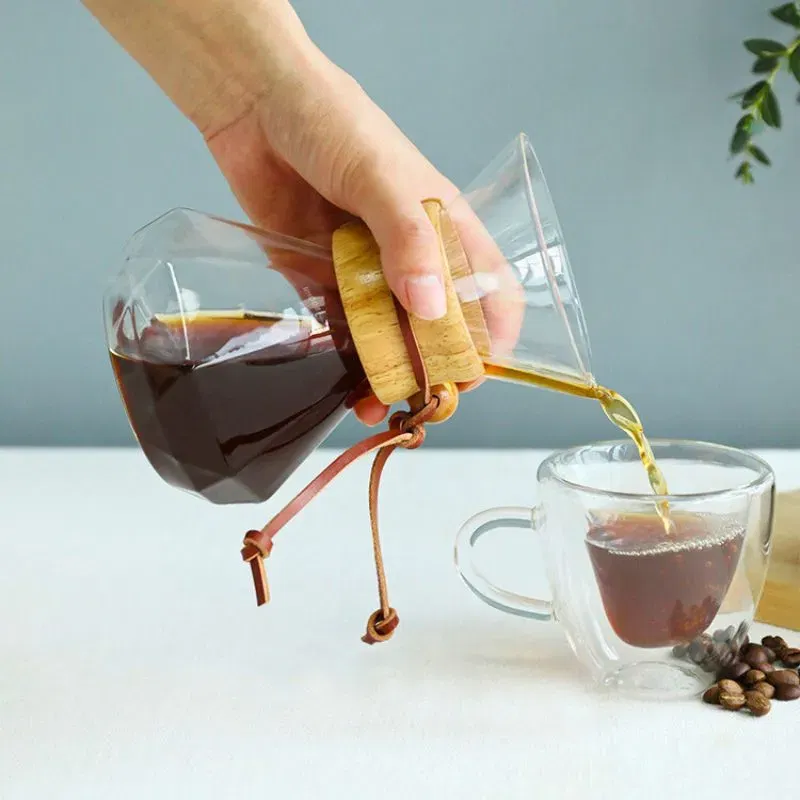 Recipient pentru cafea din sticla Coffee Time V60 - ideal pentru barista [3]