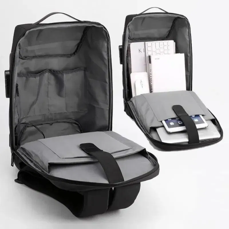 Rucsac antifurt barbati The SafeTrekker Waterproof USB [4]