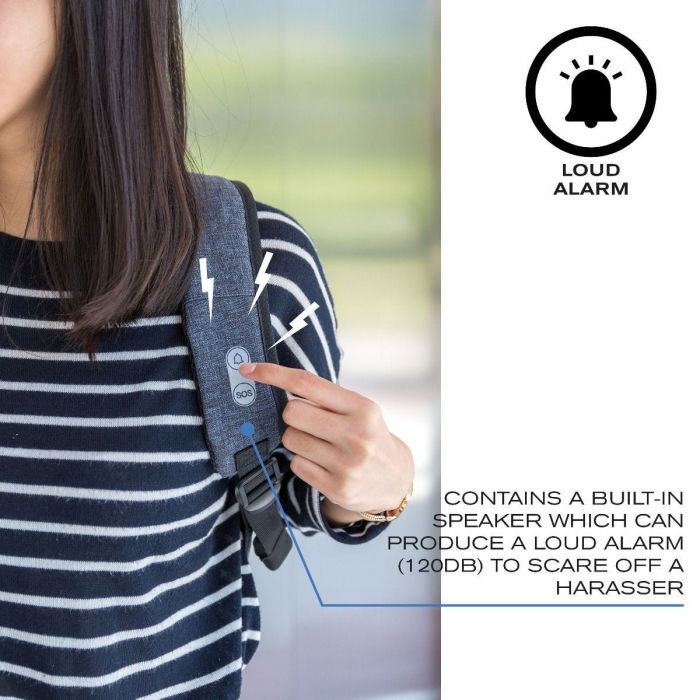 Rucsac antifurt Elle Protective cu alarma si localizare [5]