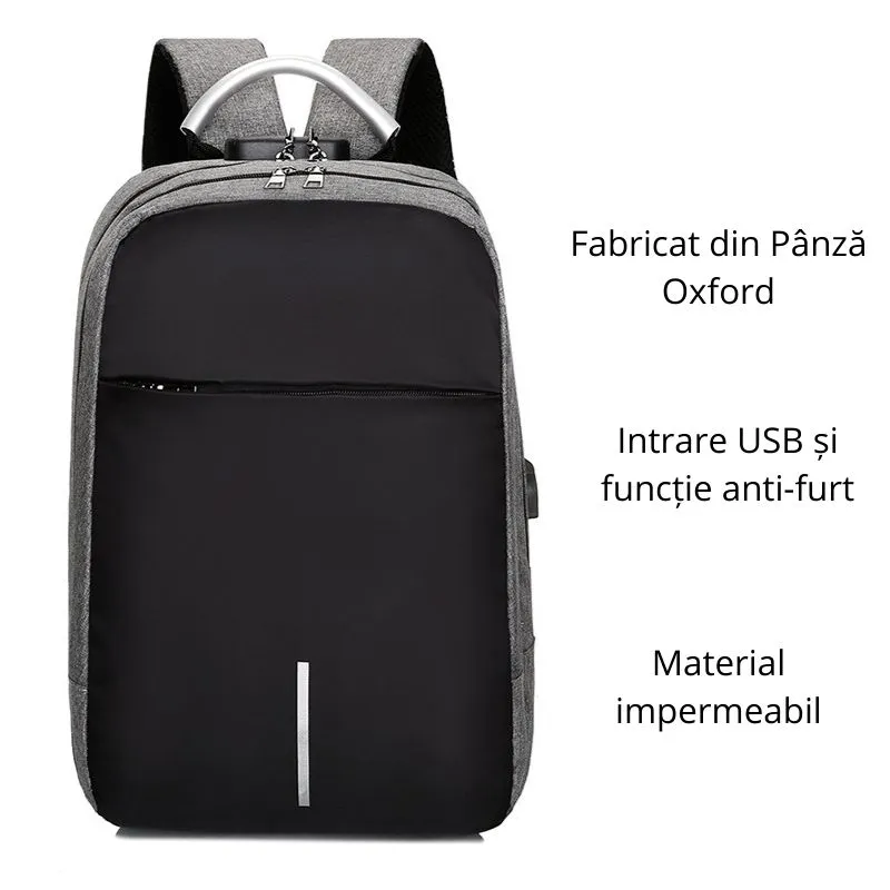 Rucsac Laptop Business cu USB [17]