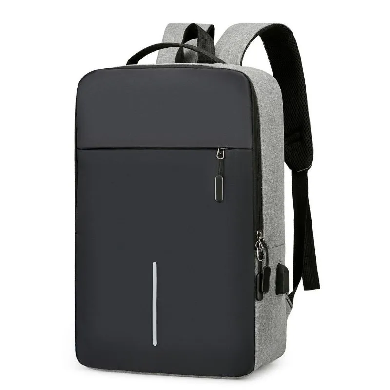 Rucsac Laptop Business cu USB Gri [6]