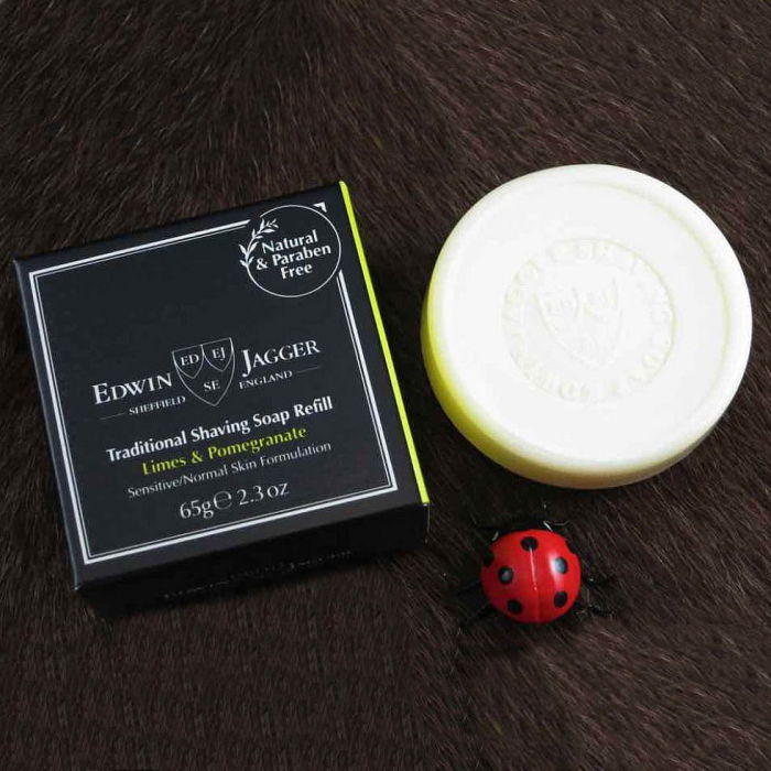 Sapun pentru barbierit Limes & Pomegranate 65G, Edwin Jagger [1]