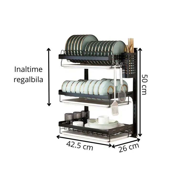 Scurgator vase suspendat trei nivele [4]