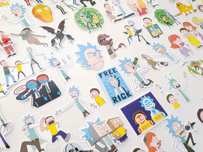 Set 50 stickere laptop Rick and Morty [3]