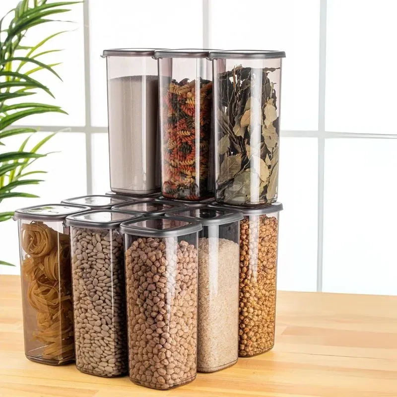 Set 12 Containere Organizare Antracit [1]