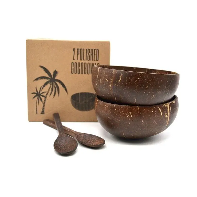 Set 2 boluri din coaja de nuca de cocos [8]