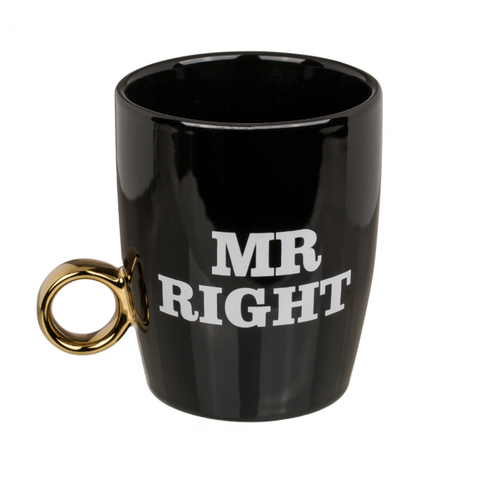 Set 2 cani amuzante cu inel, Mr Right & Mrs Always Right [5]