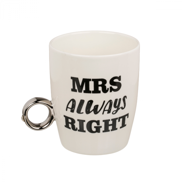 Set 2 cani amuzante cu inel, Mr Right & Mrs Always Right [7]