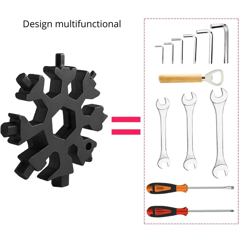 Set 2 Chei Multifunctionale Fulg de Nea [12]
