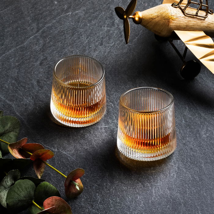 Set 2 Pahare whiskey, Deluxe Rotating Vertical [4]