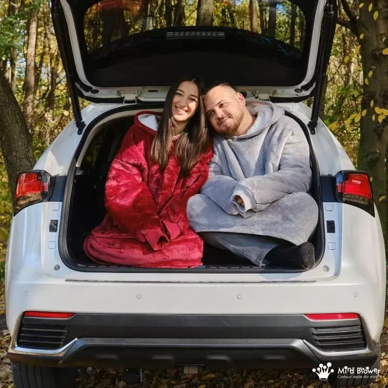 Set 2 paturi cu maneci pentru Cupluri, 135 cm [2]