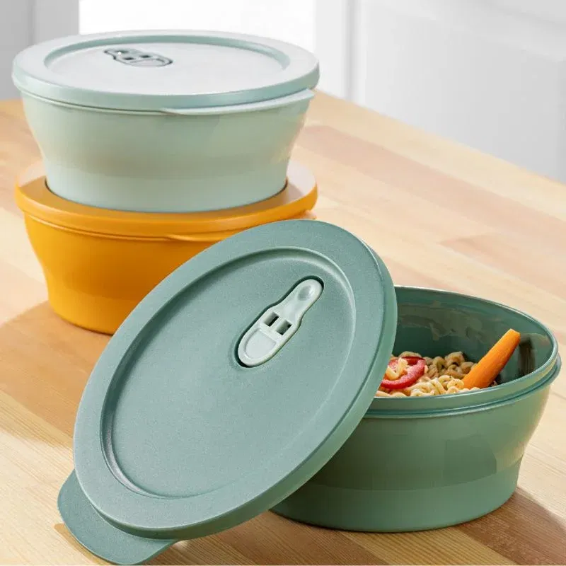 Set 3 cutii depozitare alimente Multicolor [1]