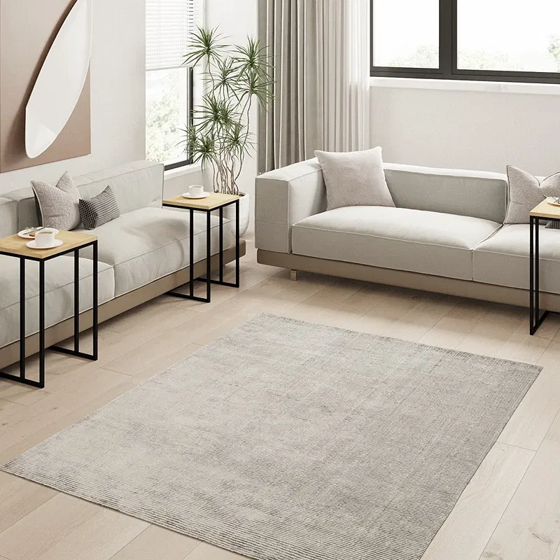 Set 3 masute suprapuse Roma, negru safir, design industrial, 61,8 cm [3]