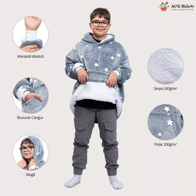 Set 3 paturi cu maneci Mama, Tata si Fiul [7]