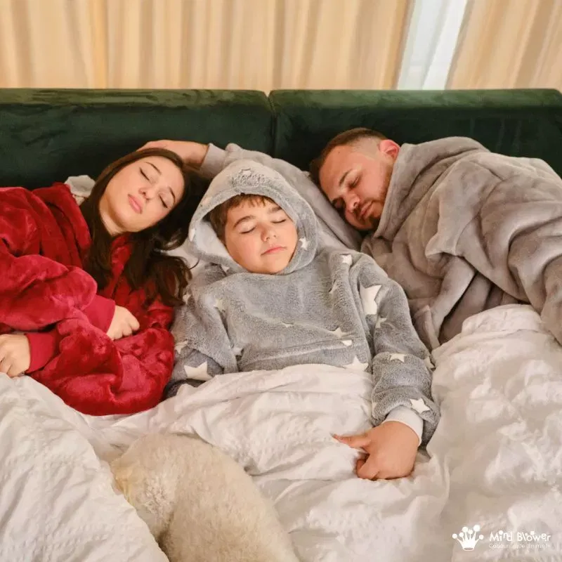 Set 3 paturi cu maneci Mama, Tata si Fiul [16]