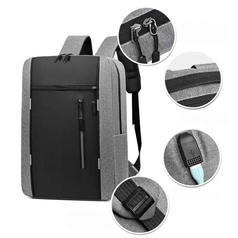 Set 3 piese Rucsac Smart Pack Gri [5]