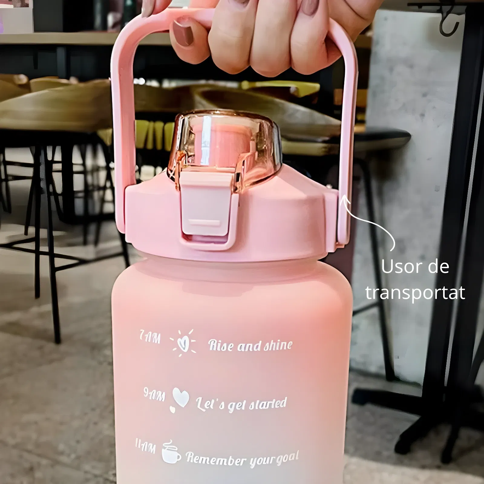 Set 3 sticle apa pentru sport cu mesaje motivationale [9]