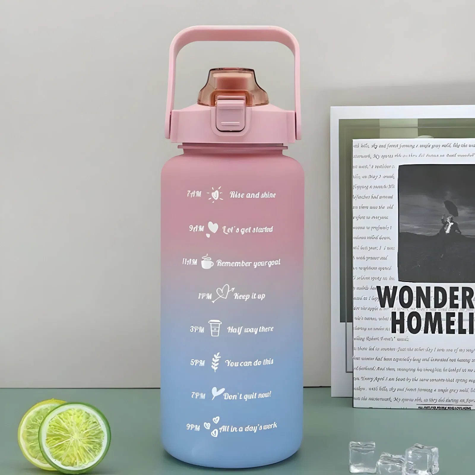 Set 3 sticle apa pentru sport cu mesaje motivationale [2]