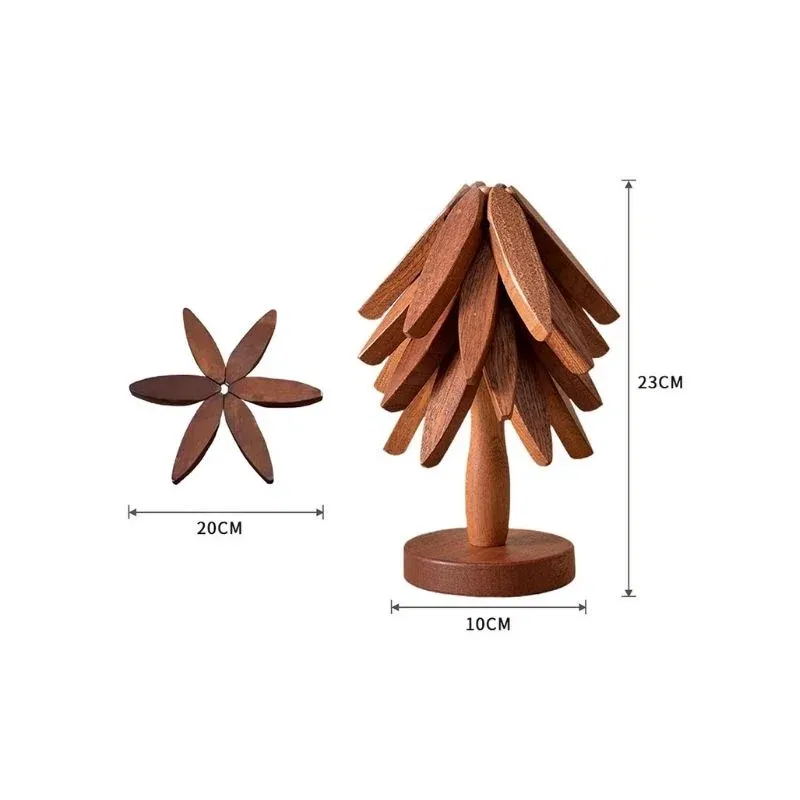 Set 3 suporturi din lemn pentru vase [11]