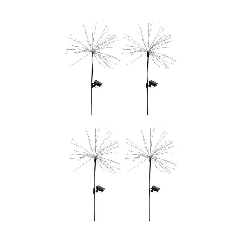 Set 4 lampi solare decorative cu 320 LED-uri, rezistente la apa, IP65 [7]