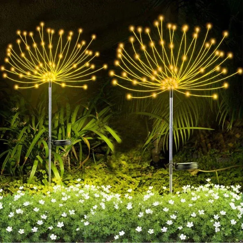 Set 4 lampi solare decorative cu 320 LED-uri, rezistente la apa, IP65 [2]