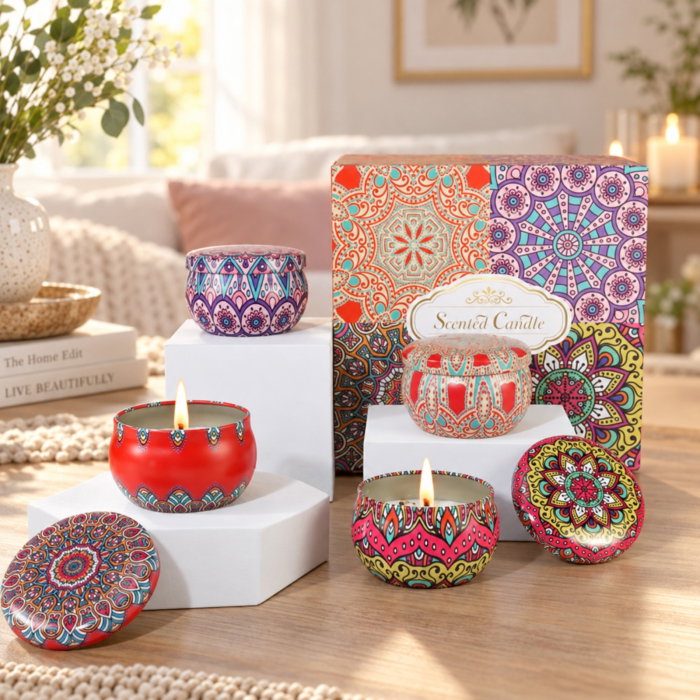 Set 4 Lumanari Parfumate, Bohemian Dreams [2]