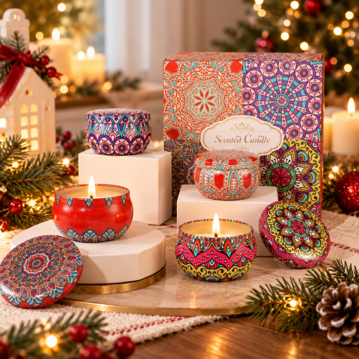 Set 4 Lumanari Parfumate, Bohemian Dreams [1]
