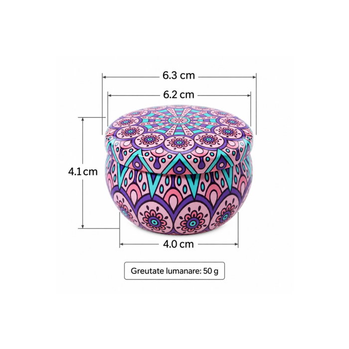 Set 4 Lumanari Parfumate, Bohemian Dreams [10]