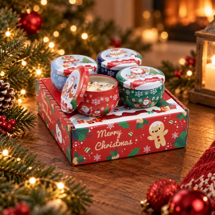 Set 4 Lumanari Parfumate, Christmas Delights [1]