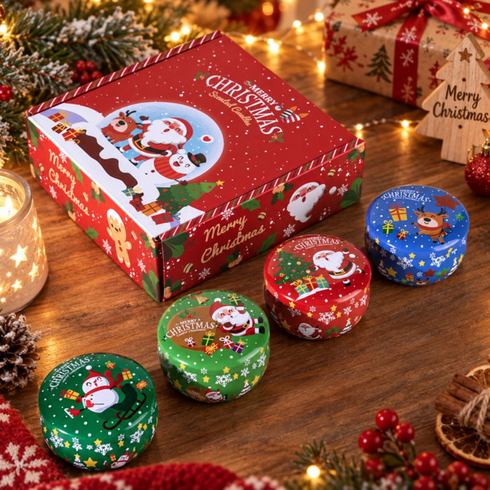 Set 4 Lumanari Parfumate, Christmas Traditions [1]
