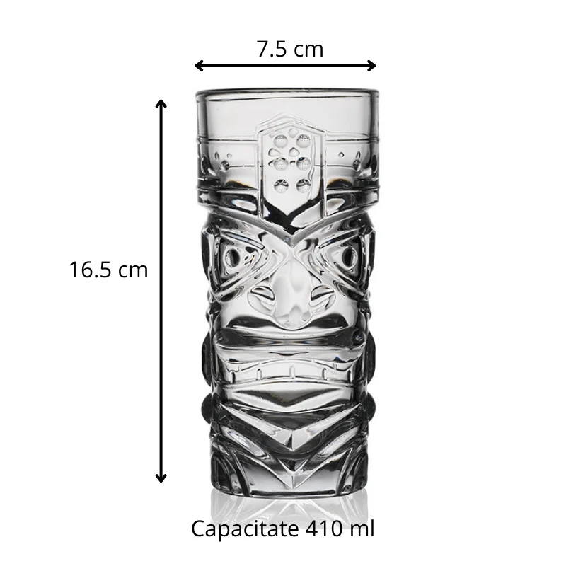 Set 4 pahare Cocktail Tiki [17]