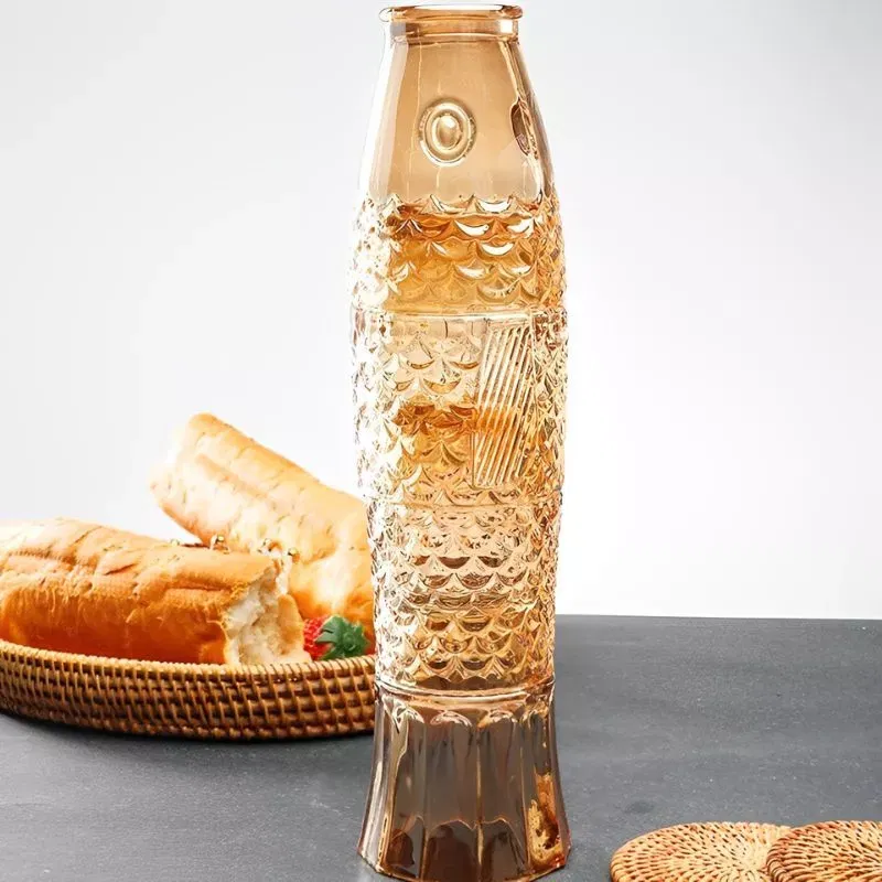 Set 4 pahare stivuibile cu design Peste [2]