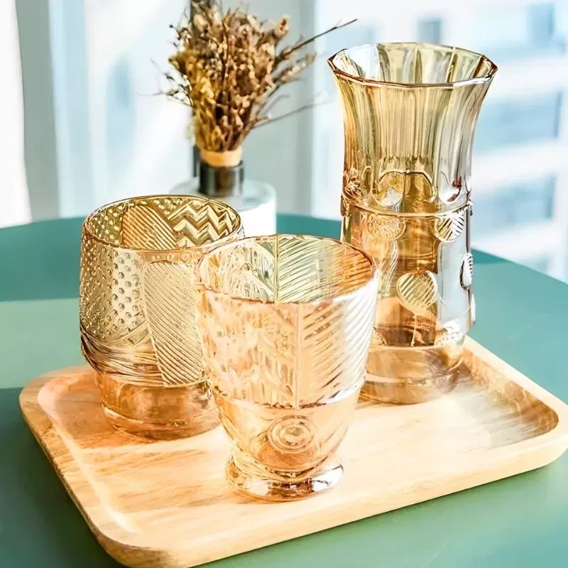 Set 4 pahare stivuibile cu design Peste [10]