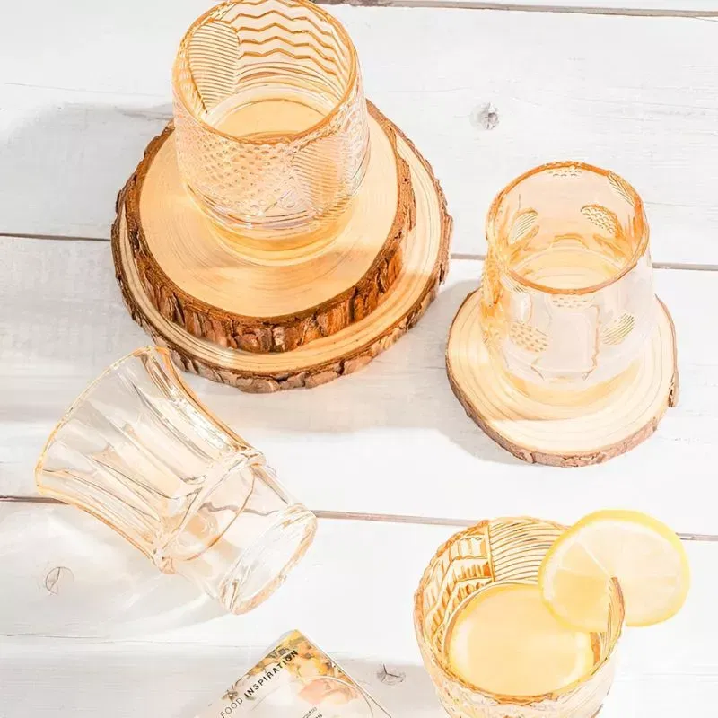 Set 4 pahare stivuibile cu design Peste [5]