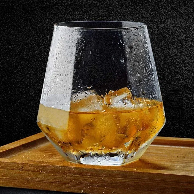 Set 4 Pahare whiskey design Diamant [7]