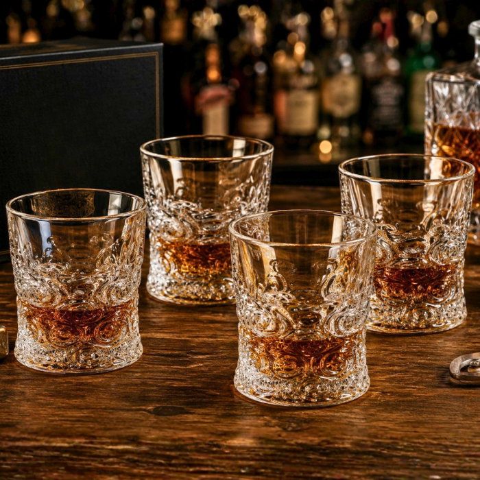Set 4 Pahare whiskey Premium Spiral [1]