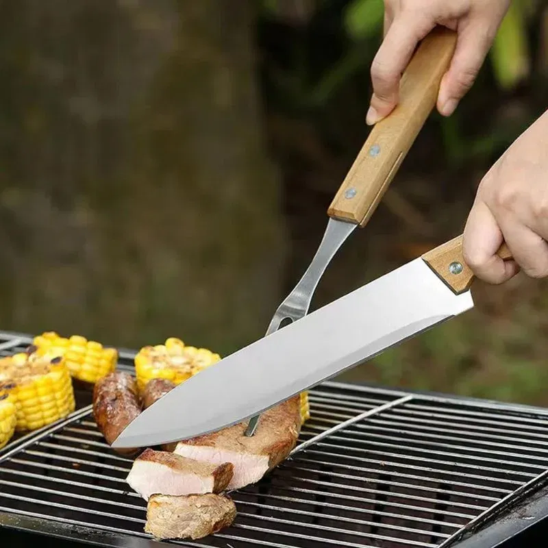 Set 4 ustensile gratar cu husa Oxford [4]