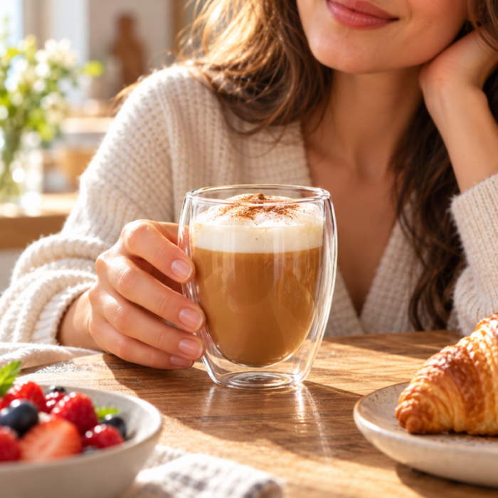 Set 6 Pahare Cafea cu Pereti Dubli 350 ml [3]